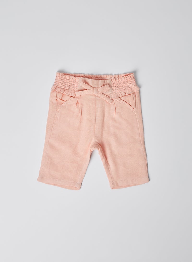 MINIKLUB Baby Bow Detailed Pants Coral  - Image 1