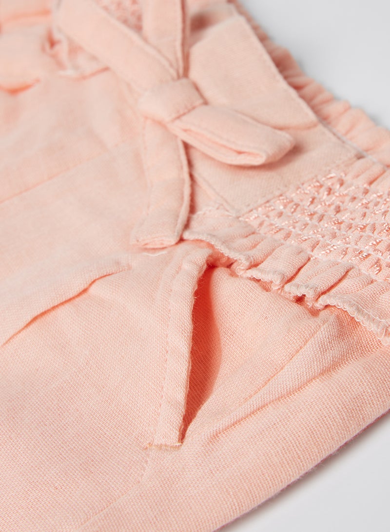 MINIKLUB Baby Bow Detailed Pants Coral  - Image 3