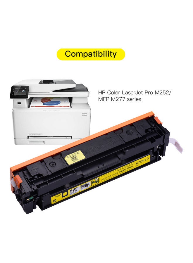 Aibecy Replacement  Toner Cartridge For HP Color LaserJet Pro M252/MFP M277 Series Yellow - Image 3