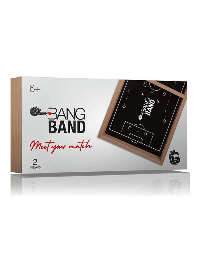 6-Piece Meet Your Match Bang Band Board Game Set Black Brown