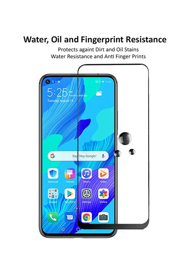 دبليو تيك لاصقة حماية للشاشة مرنة غير لامعة مصنوعة بتقنية النانو لهاتف هواوي نوفا  5T شفاف - Image 5