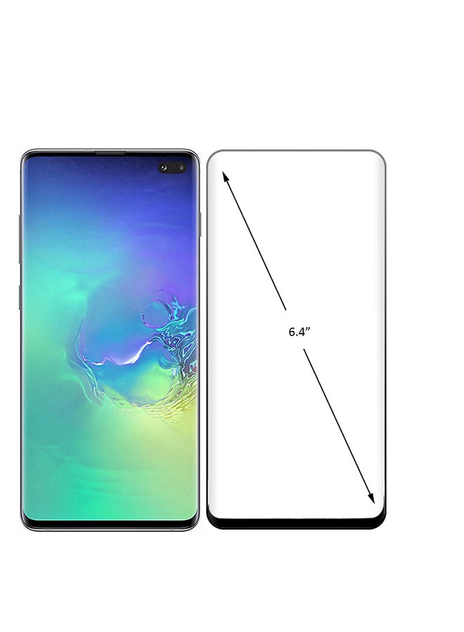 دبليو تيك لاصقة حماية مرنة للشاشة بتقنية النانو وتصميم غير لامع لهاتف سامسونج جالاكسي S10 بلس شفاف - Image 2