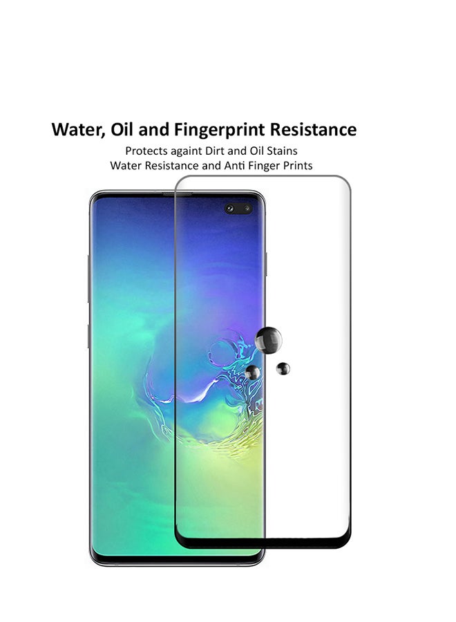 دبليو تيك لاصقة حماية مرنة للشاشة بتقنية النانو وتصميم غير لامع لهاتف سامسونج جالاكسي S10 بلس شفاف - Image 5