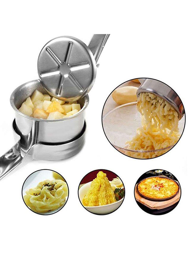 Potato Ricer And Fruit Masher Silver 27cm - Image 4