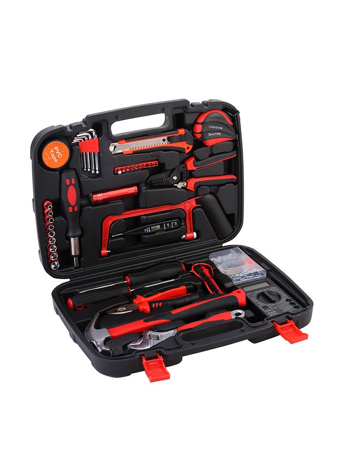 LAWAZIM - 79-Piece Heavy Duty Tool Set Black/Red - Image 1
