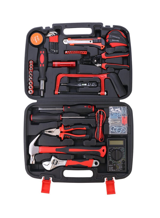 LAWAZIM - 79-Piece Heavy Duty Tool Set Black/Red - Image 1