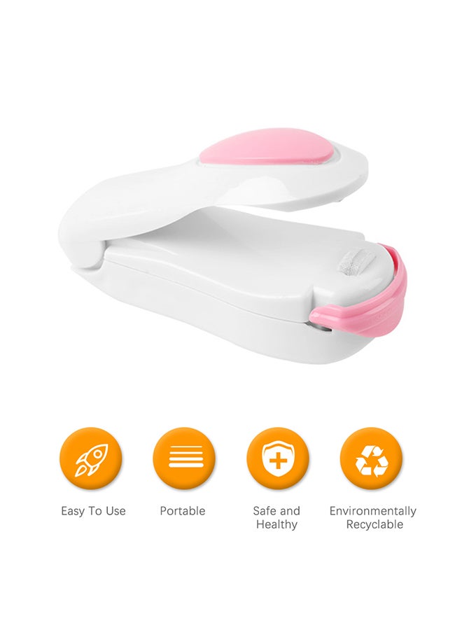 أداة إغلاق الأكياس المحمولة باليد وردي 10.0x5.5x5.0سم - Image 4