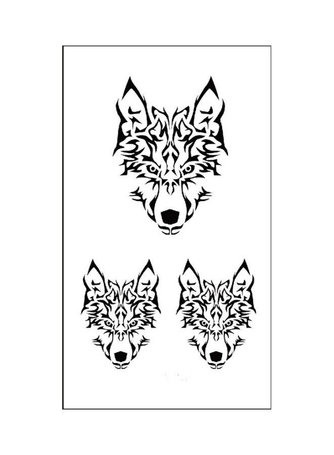 Waterproof Fashionable Temporary Tattoo Sticker Black - Image 1