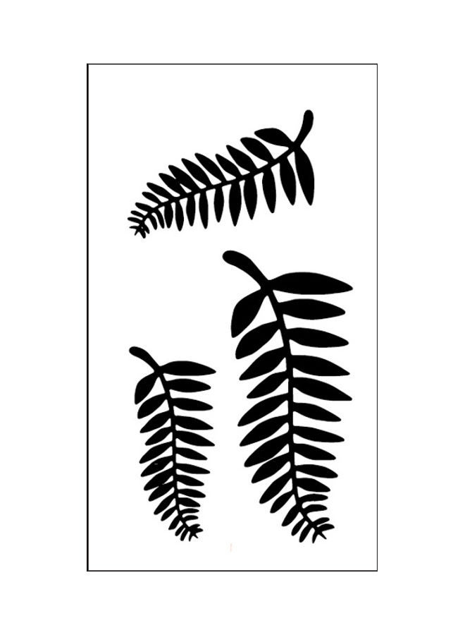 Waterproof Fashionable Temporary Tattoo Sticker Black - Image 1