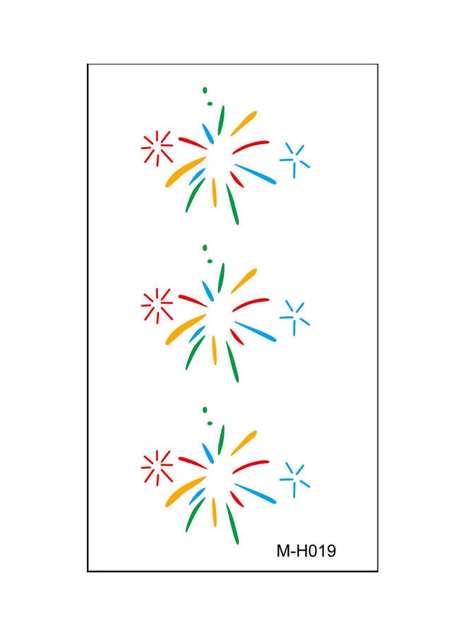 ملصق تاتو مؤقت عصري مقاوم للماء متعدد الألوان - Image 1