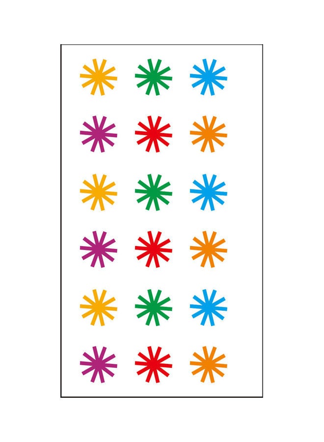 Waterproof Fashionable Temporary Tattoo Sticker Multicolour - Image 1