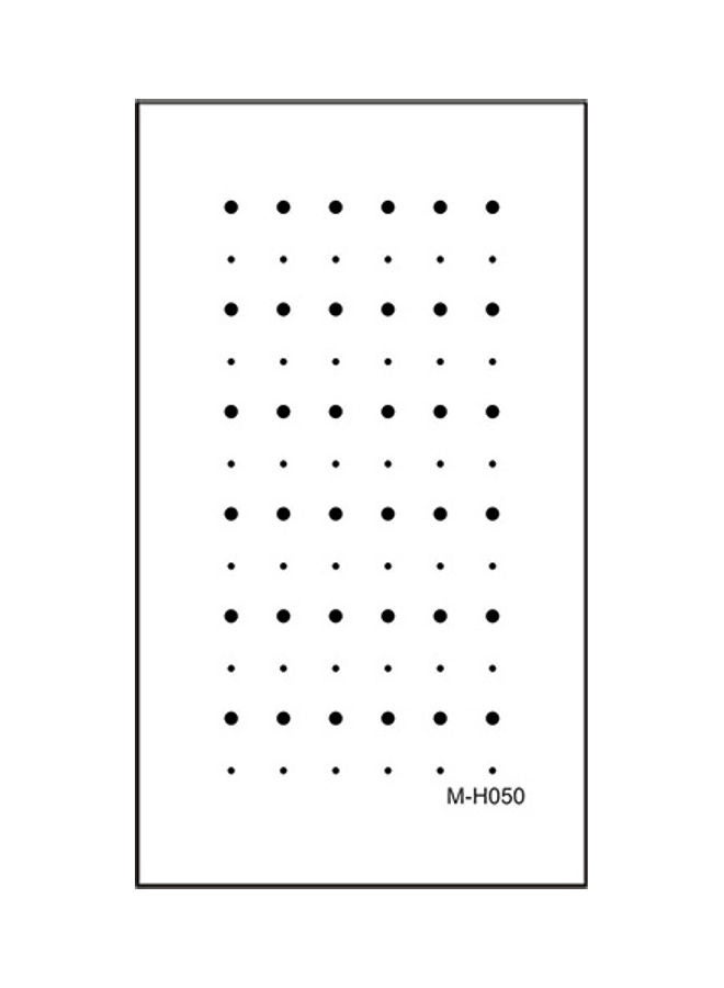 Waterproof Fashionable Temporary Tattoo Sticker Black - Image 1