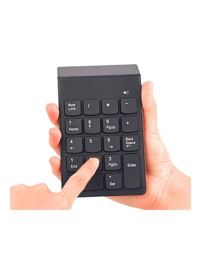 Generic - 18 Keys 2.4G Wireless Numeric Keypad Black - Image 1