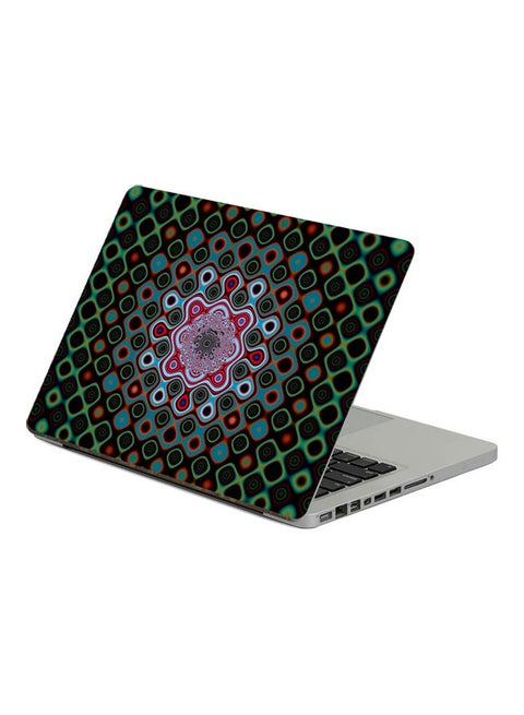 Circles PatternsPrinted Laptop Sticker Multicolor