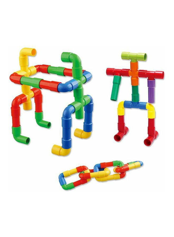 8112 Plastic Pipe Blocks Building Playset 4+ Years - Image 1
