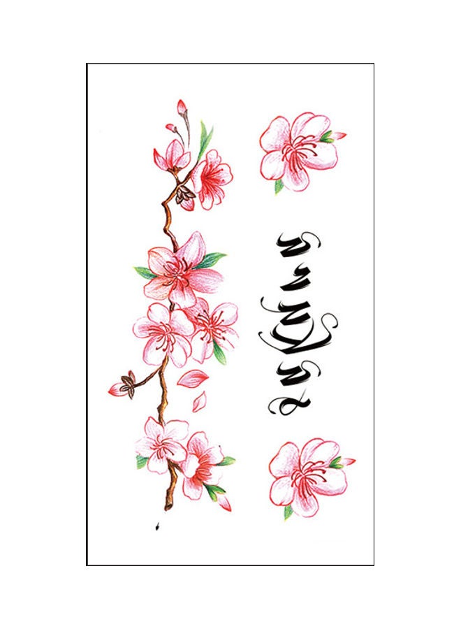 Waterproof Fashionable Temporary Tattoo Sticker Red/Green/Black - Image 1