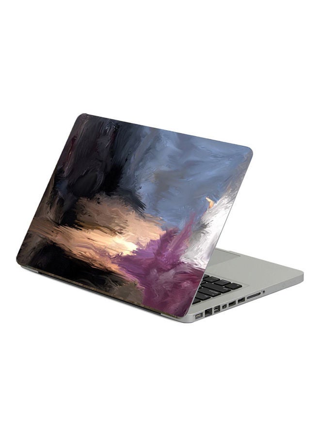 ملصق لابتوب بطبعة خلفية بملمس بارز متعدد الألوان