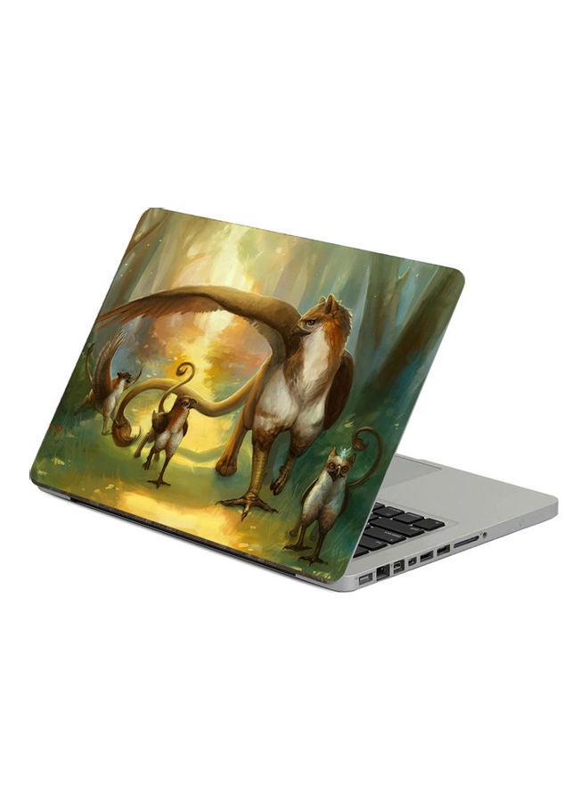 ملصق لابتوب بطبعة تعبر عن العائلة متعدد الألوان