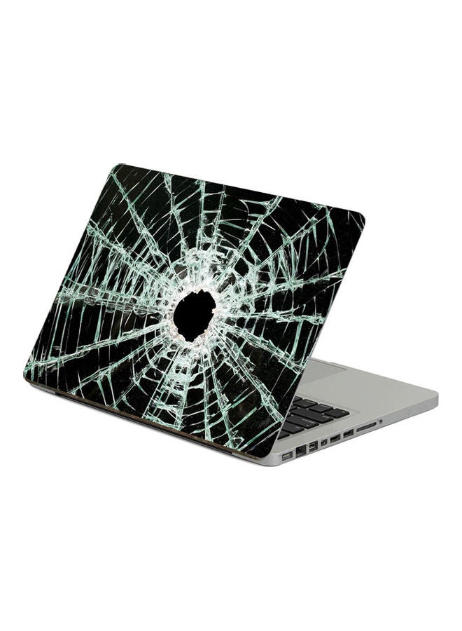 ملصق لابتوب من الزجاج بطبعة كراني متعدد الألوان