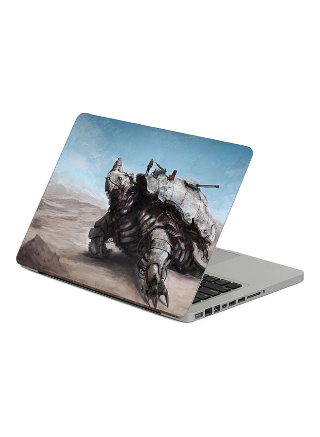 Generic Robot MachinePrinted Laptop Sticker Multicolor 