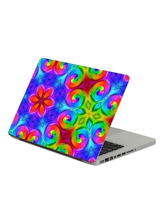 Pattern ColorfulPrinted Laptop Sticker Multicolor 