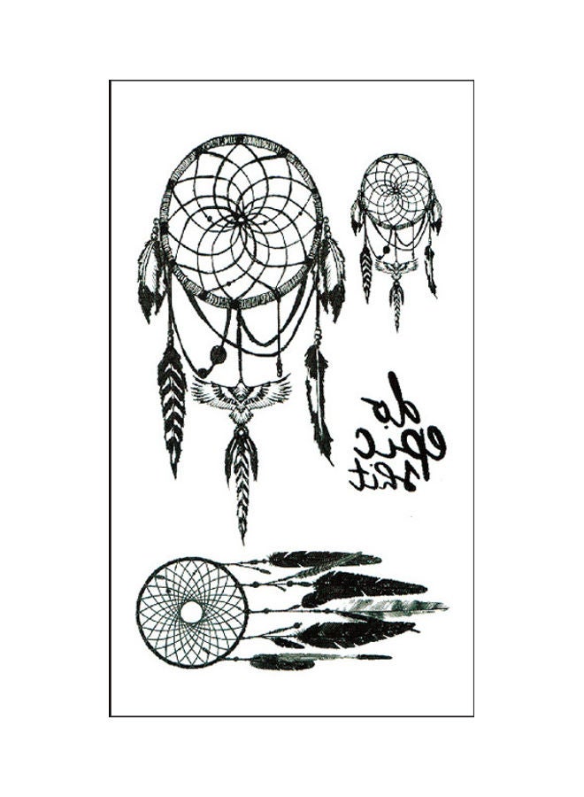 Waterproof Fashionable Temporary Tattoo Sticker Black - Image 1