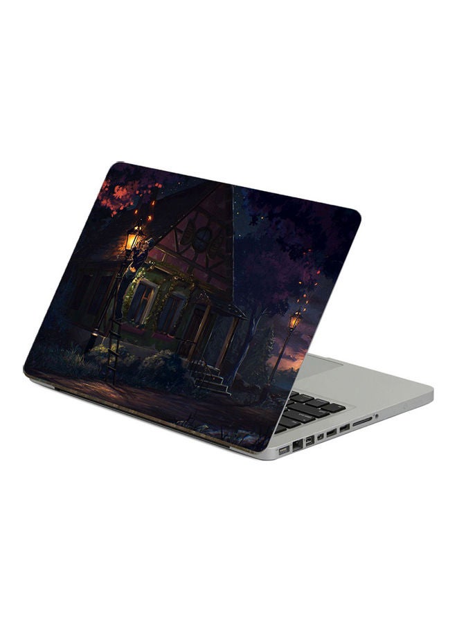 ملصق لابتوب مطبوع عليه صورة جنية المنزل متعدد الألوان