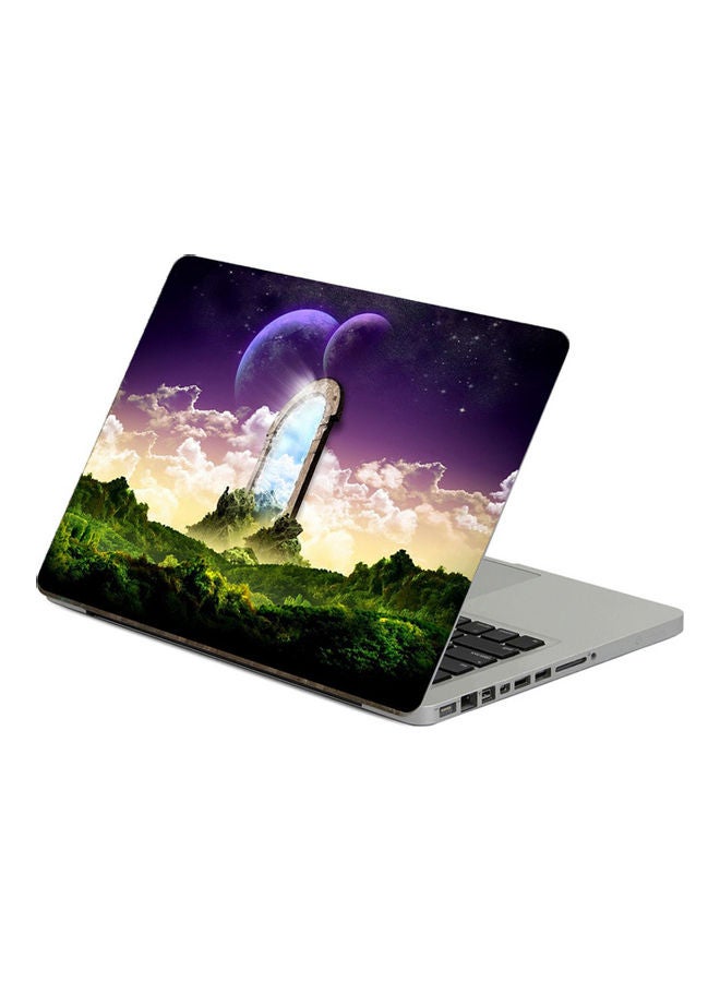 ملصق لابتوب بطبعة قياسات البوابة متعدد الألوان