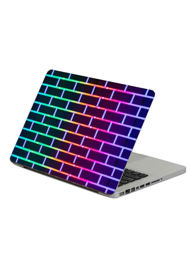 Wall BrickPrinted Laptop Sticker Multicolor