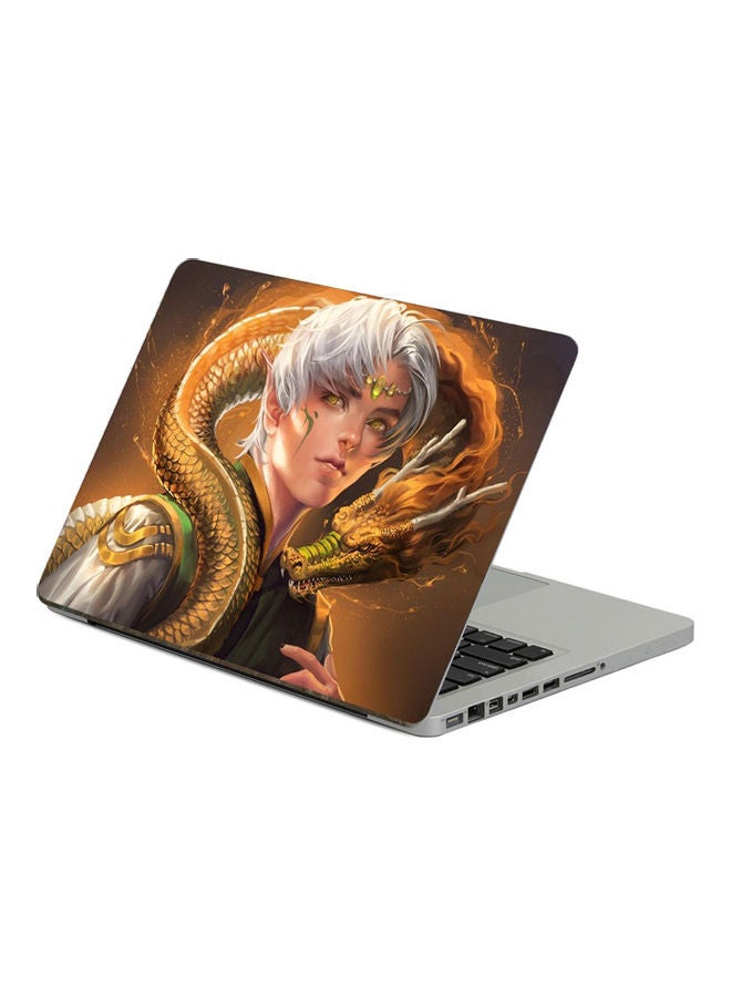 Elf EyesPrinted Laptop Sticker Multicolor