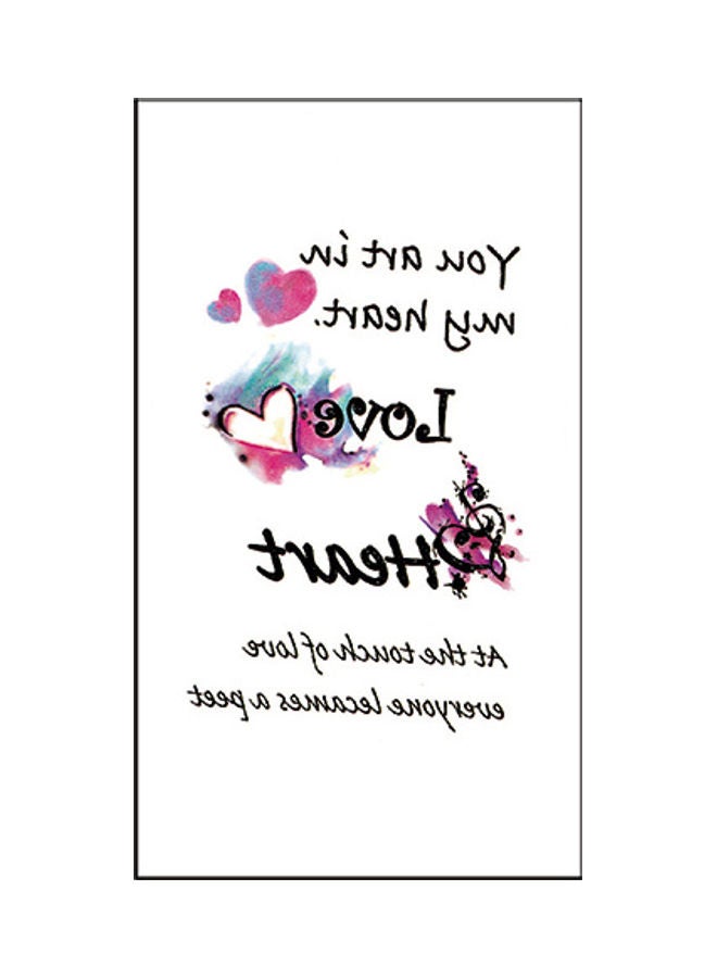 Waterproof Fashionable Temporary Tattoo Sticker Multicolour - Image 1