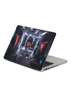 Cube ShapePrinted Laptop Sticker Multicolor