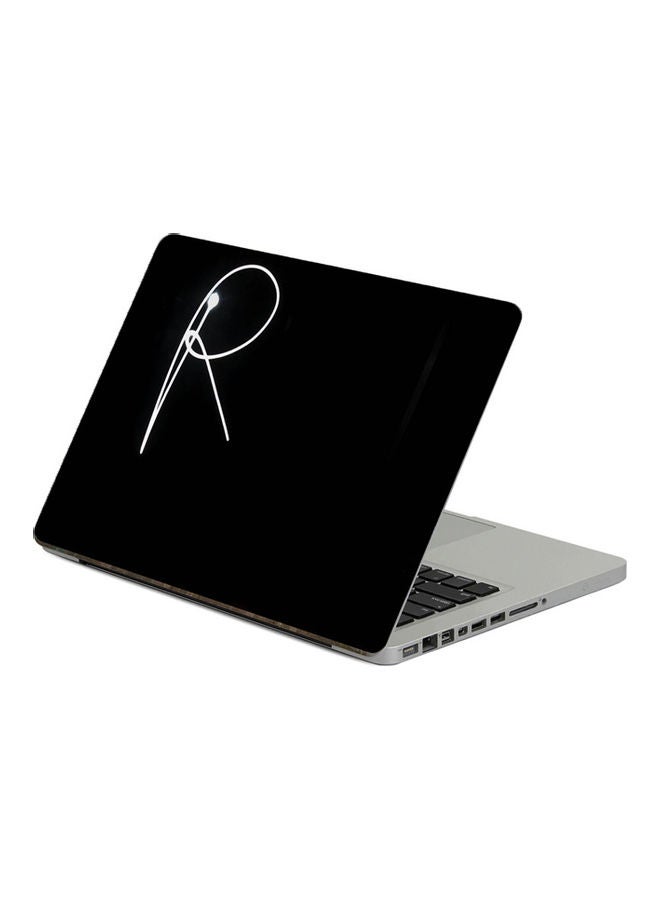 Letter NeonPrinted Laptop Sticker Multicolor 