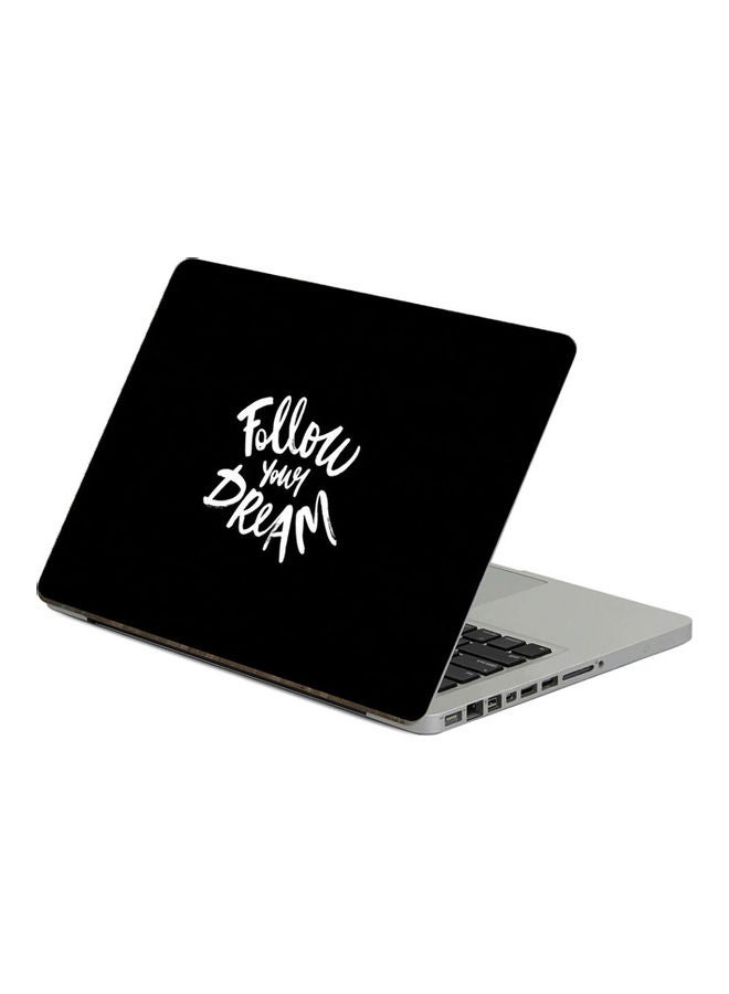 Inscription MotivationPrinted Laptop Sticker Multicolor