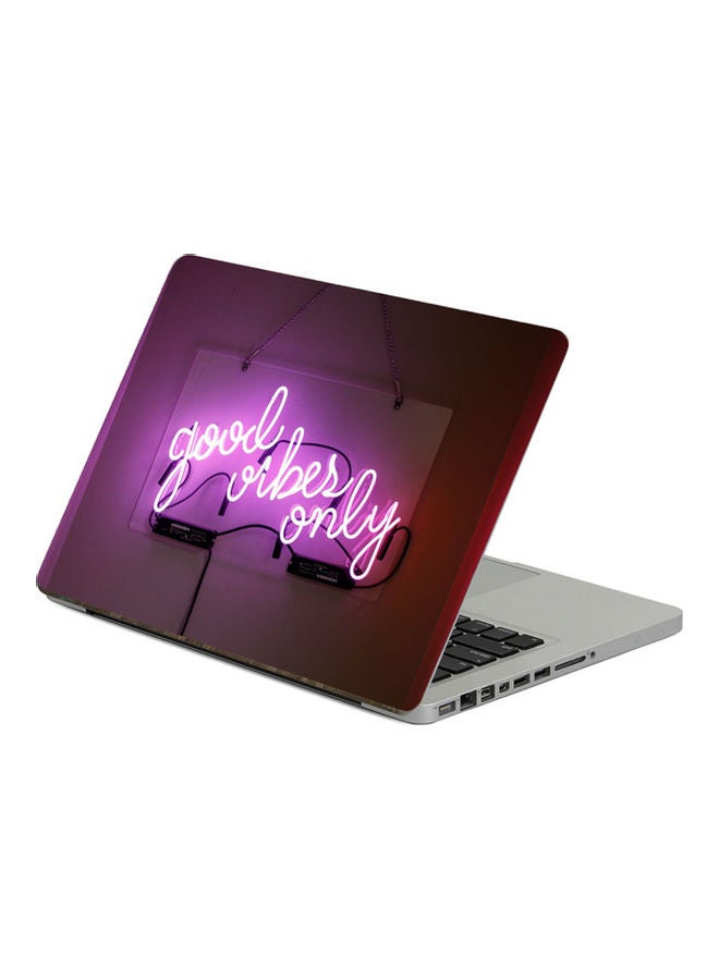 Neon SignPrinted Laptop Sticker 13.3 Inch Multicolor Multicolor