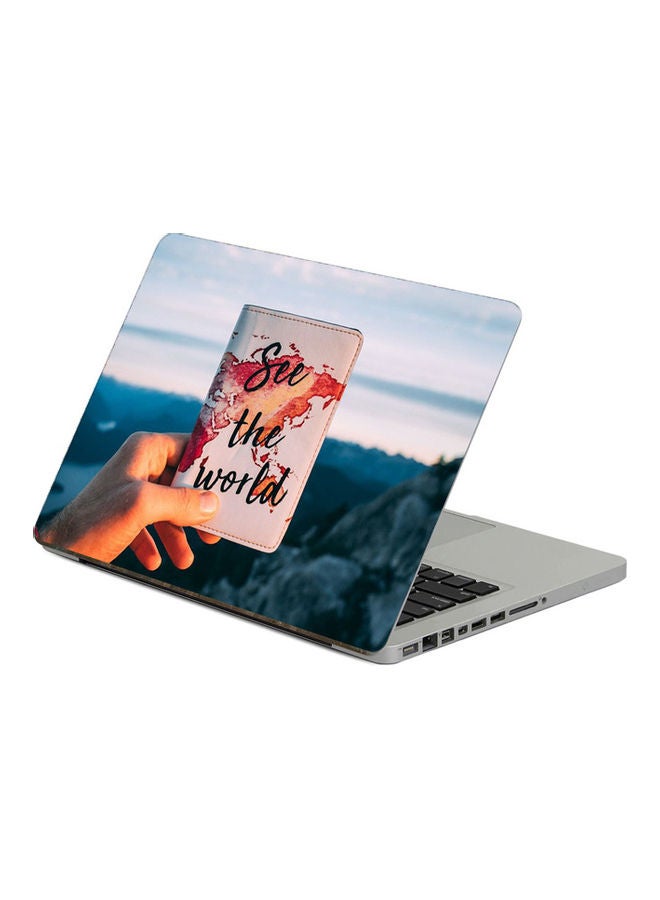 ملصق لابتوب مطبوع عليه عبارة تحفيزية مقاس 13.3 بوصة، ألوان متعددة متعدد الألوان