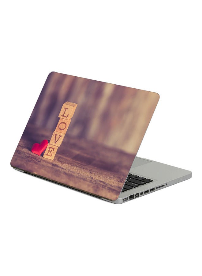 Generic Cubes LovePrinted Laptop Sticker 13.3 Inch Multicolor Multicolor 