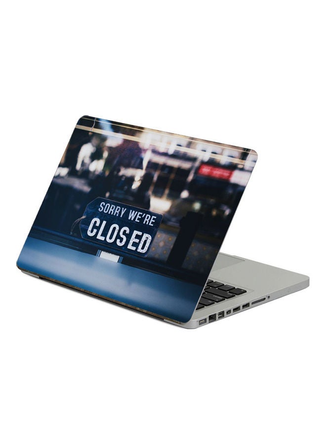 Closed TabletPrinted Laptop Sticker 13.3 Inch Multicolor Multicolor