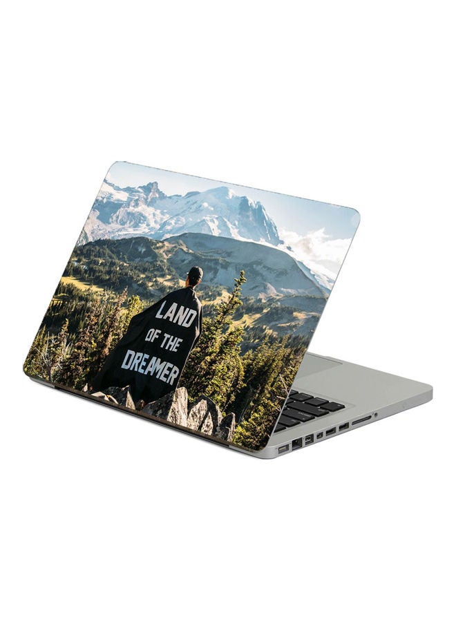 Plaid InscriptionPrinted Laptop Sticker 13.3 Inch Multicolor Multicolor