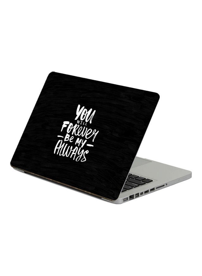 Inscription MotivationPrinted Laptop Sticker 13.3 Inch Multicolor Multicolor