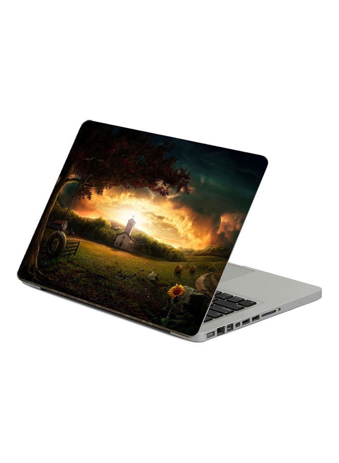 ملصق لابتوب ثلاثي الأبعاد بتصميم صور ملونة مقاس 13.3 بوصة، ألوان متعددة متعدد الألوان