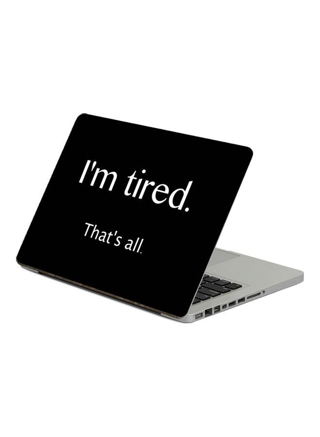 ملصق لابتوب بطبعة نقوش مقاس 13.3 بوصة، ألوان متعددة متعدد الألوان