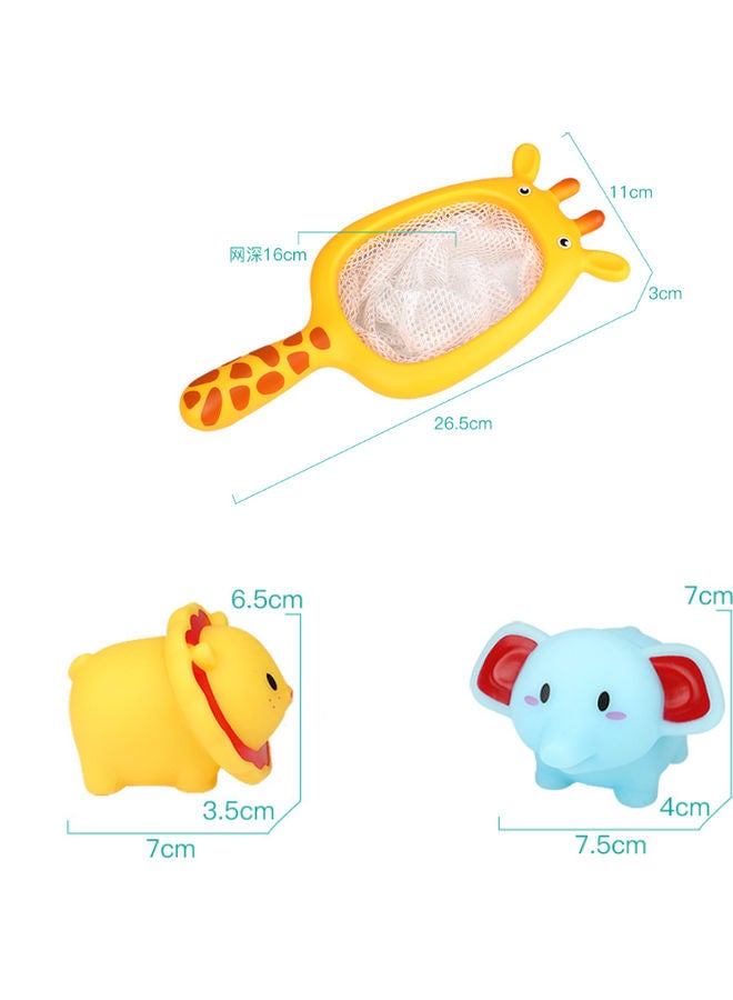 بيوينتي مجموعة ألعاب استحمام بتصميم على شكل حيوانات ومكونة من 3 قطع - Image 3