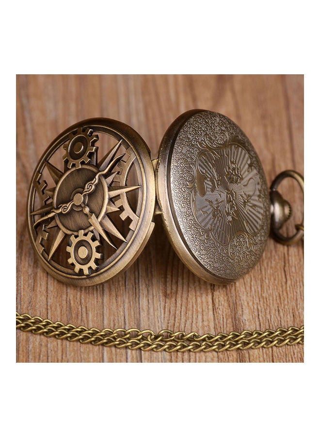 Vintage Hollow Gear Pocket Watch ZKF3744868  - Image 4