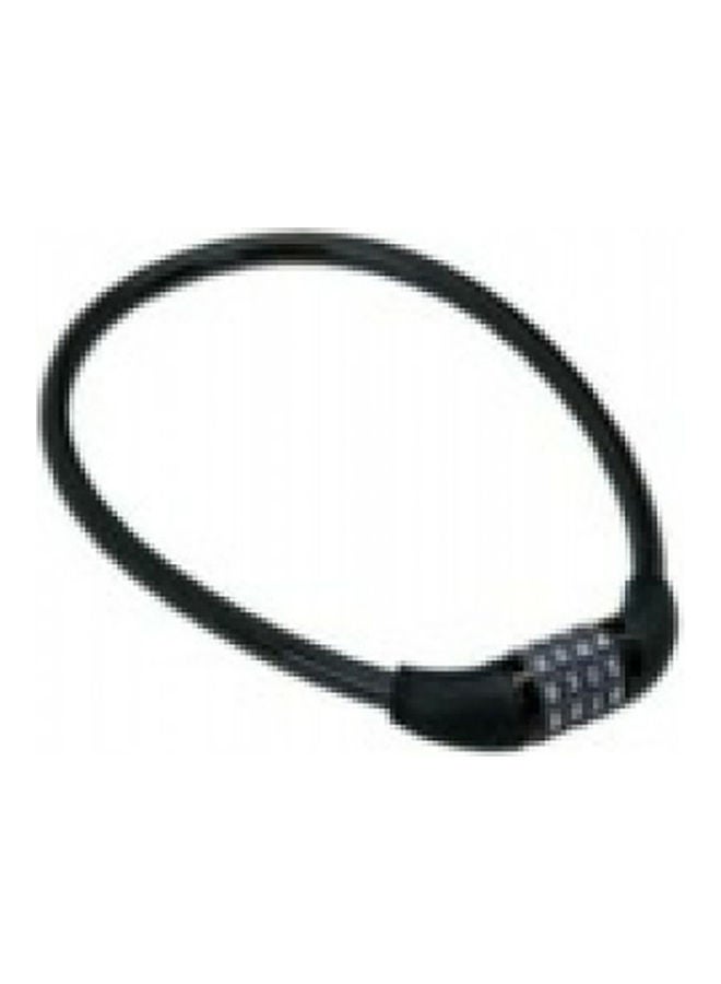 Generic Solid Bike Lock With Four Digits Blade Black 