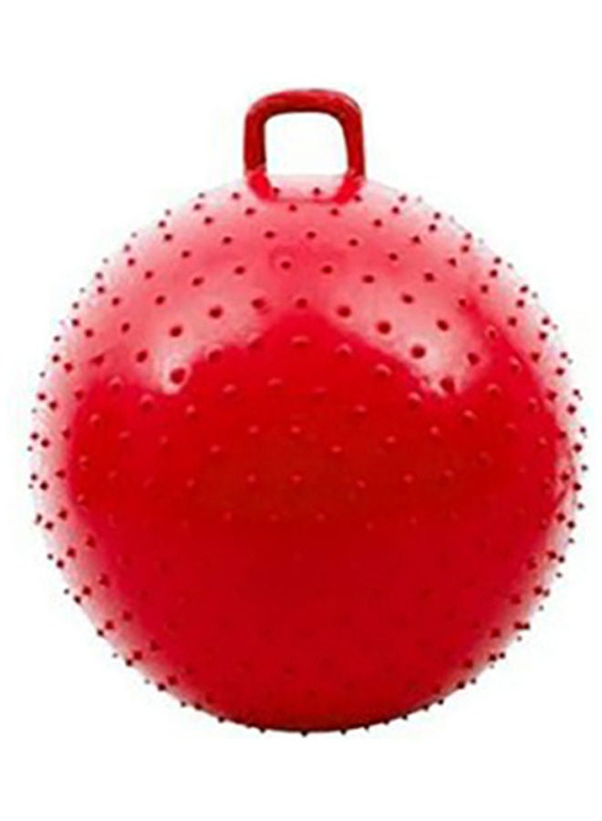 Bouncing Ball With Handle Red 