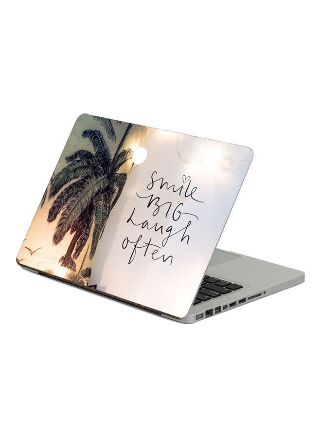 Inscription MotivationPrinted Laptop Sticker 13.3 Inch Multicolor Multicolor