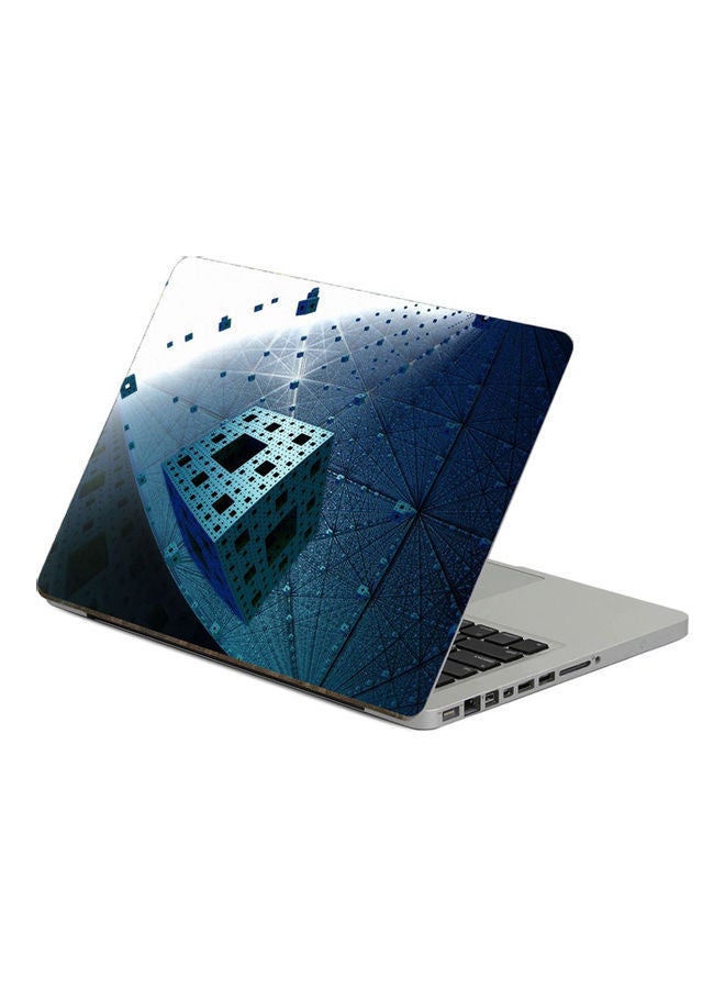 Fractal Menger SpongePrinted Laptop Sticker 13.3 Inch Multicolor Multicolor
