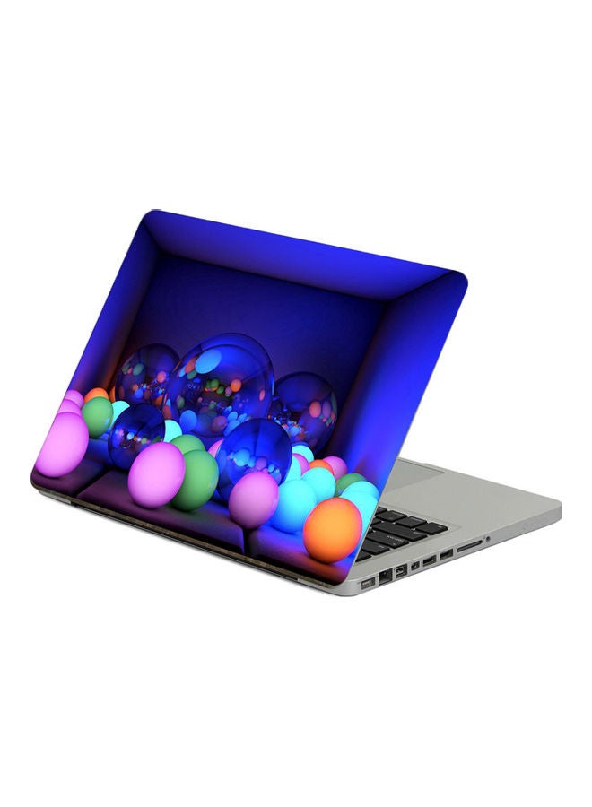 Balls SizePrinted Laptop Sticker 13.3 Inch Multicolor Multicolor