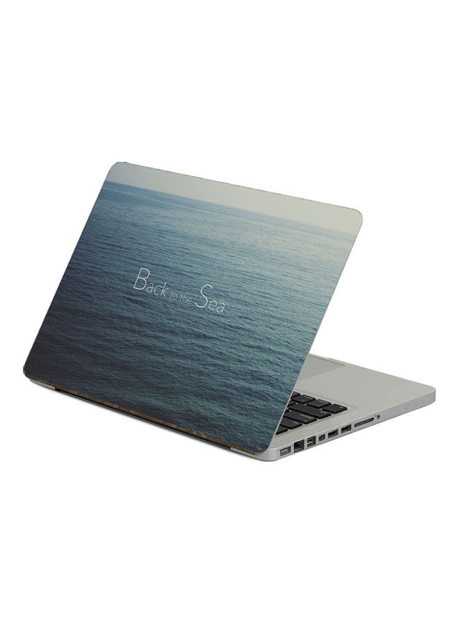 ملصق لابتوب بطبعة تعبر عن الحنين إلى البحر مقاس 13.3 بوصة، ألوان متعددة متعدد الألوان